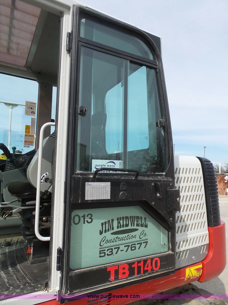 image for item L3199 2012 Takeuchi TB1140 compact excavator