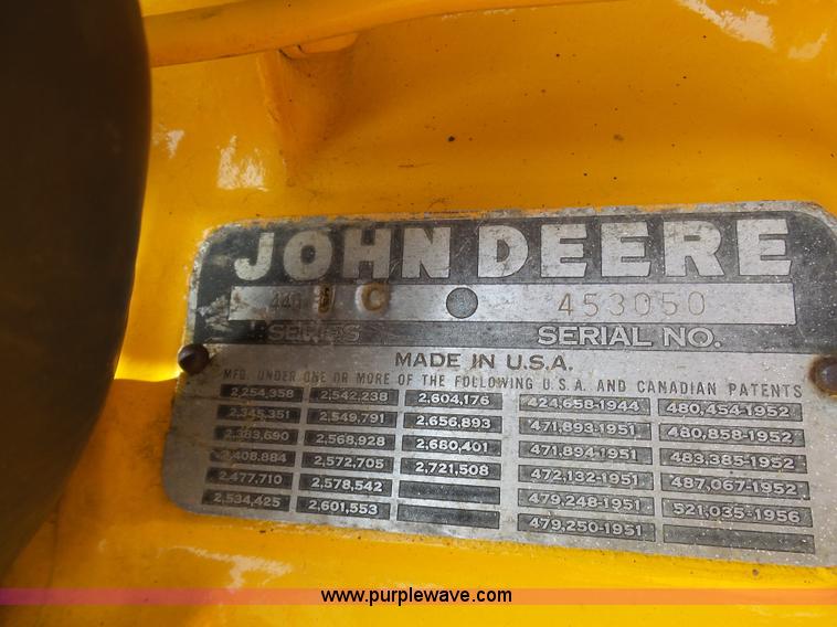 image for item L3203 1959 John Deere 440IC dozer