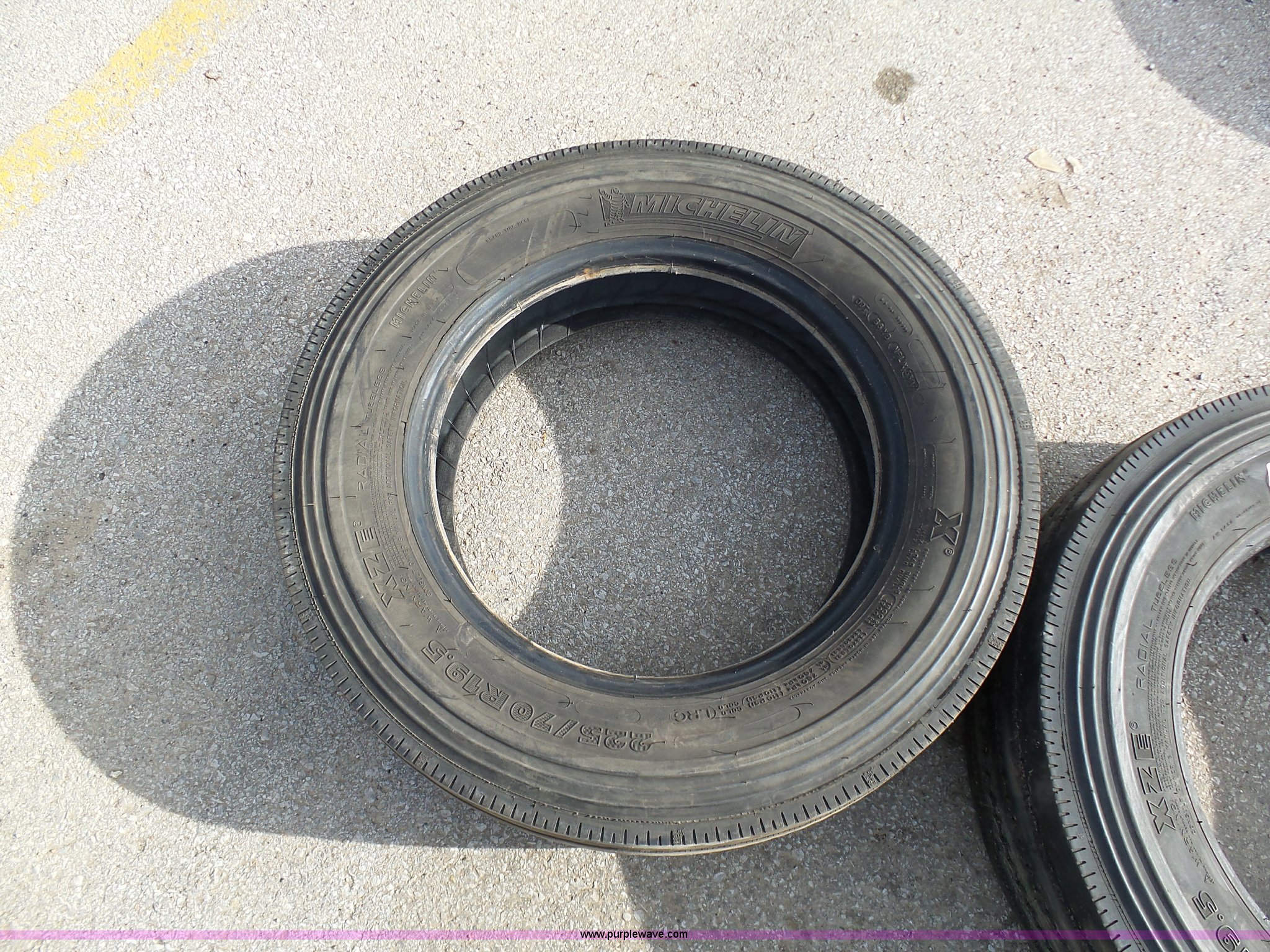 (2) Michelin tires in Greenwood, MO Item BH9329 sold Purple Wave