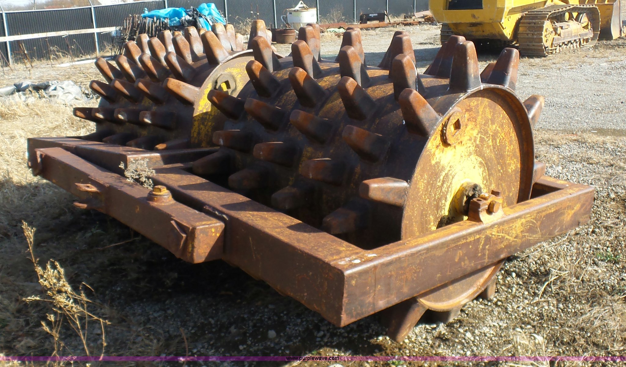 Double drum pad foot compactor in Greenwood, MO | Item L3191 sold ...