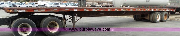 image for item K1288 1988 Fontaine HFTW310048SLA flatbed trailer