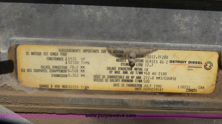 image for item K4248 1991 Peterbilt 379 semi truck