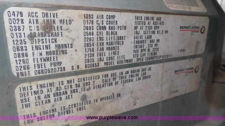 image for item K5631 2000 Kenworth W900 semi truck