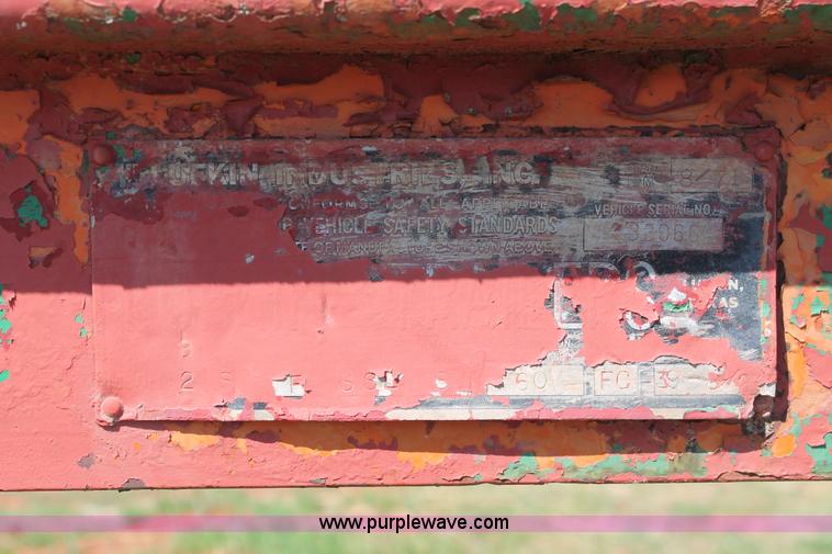 image for item K8985 1971 Lufkin flatbed trailer