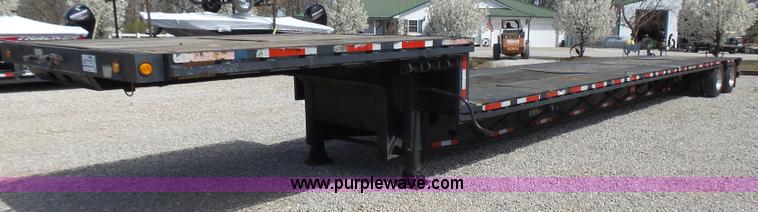 image for item L5475 1998 Doonan drop deck trailer