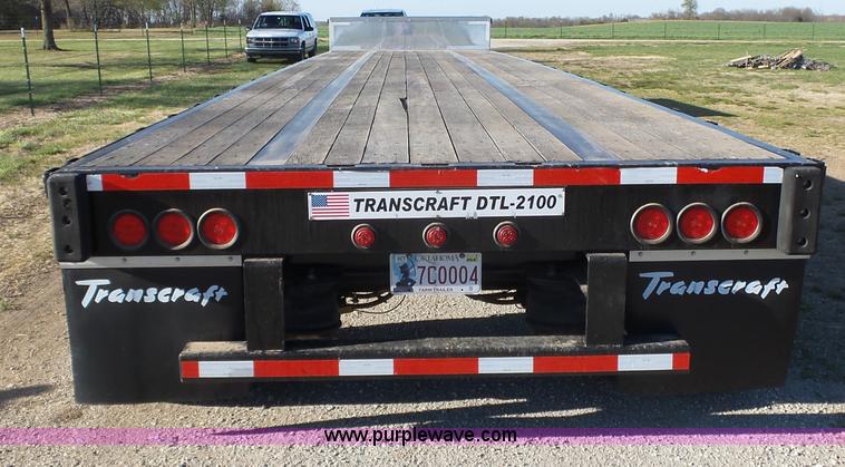 image for item L6302 2013 Transcraft DTL-2100 drop deck trailer