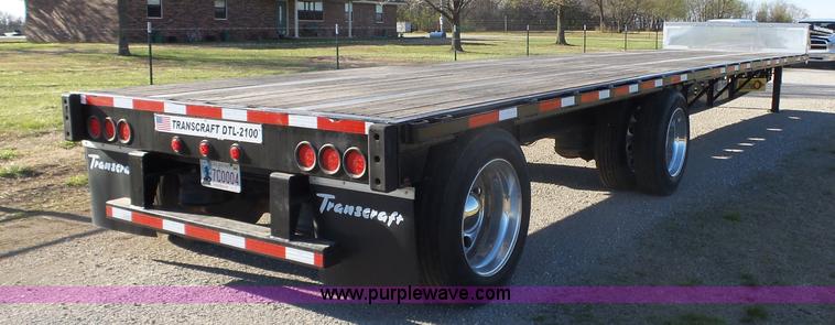 image for item L6302 2013 Transcraft DTL-2100 drop deck trailer