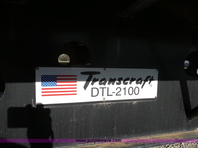 image for item L6302 2013 Transcraft DTL-2100 drop deck trailer