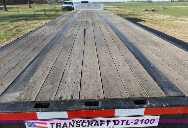 image for item L6302 2013 Transcraft DTL-2100 drop deck trailer