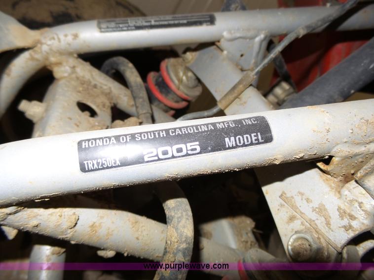 image for item BE9782 2005 Honda 250EX TRX ATV