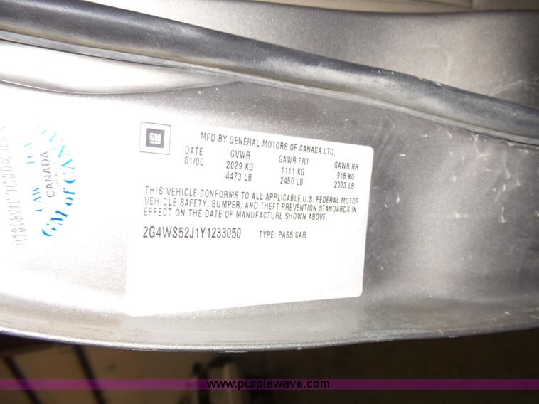 image for item J4158 2000 Buick Century