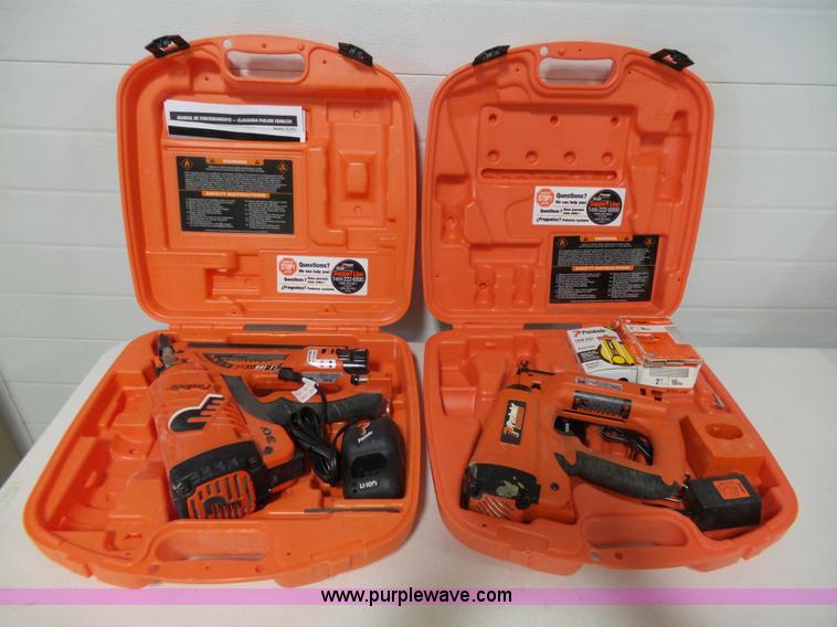 image for item AM9741 (2) Paslode cordless nail/stapler guns