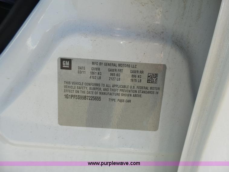 image for item J4204 2011 Chevrolet Cruze LT