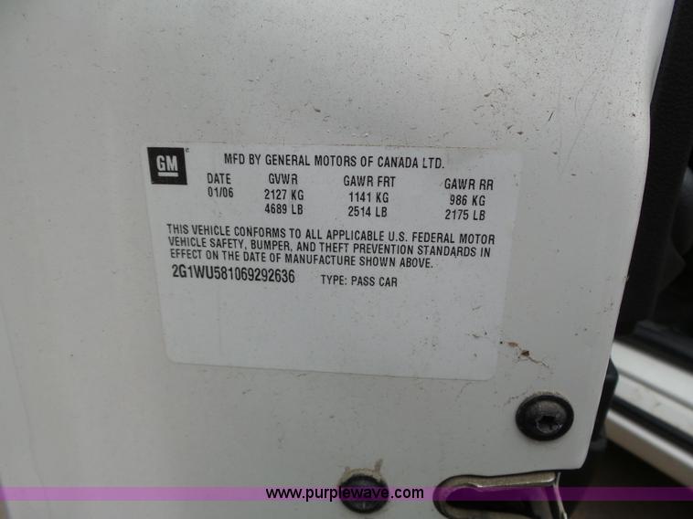 image for item J4242 2006 Chevrolet Impala