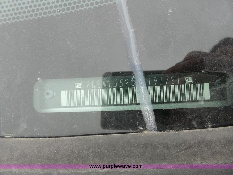 image for item L3712 2006 Pontiac Grand Prix