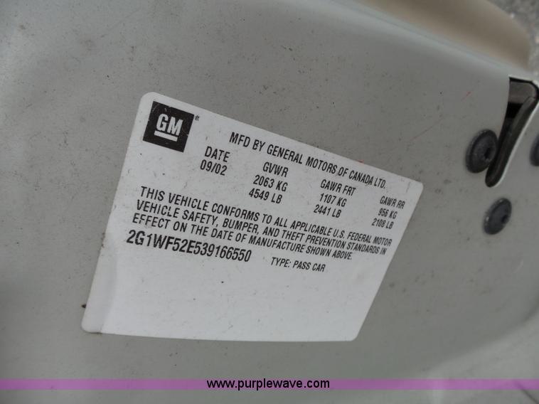 image for item L3719 2003 Chevrolet Impala