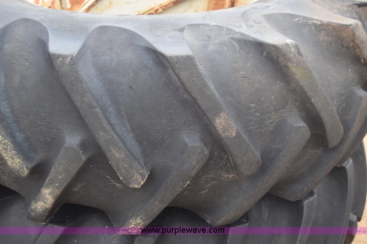image for item AW9891 (2) 18.4-28 tractor tires and wheels