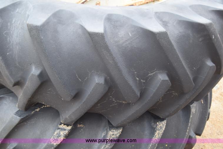 image for item AW9891 (2) 18.4-28 tractor tires and wheels