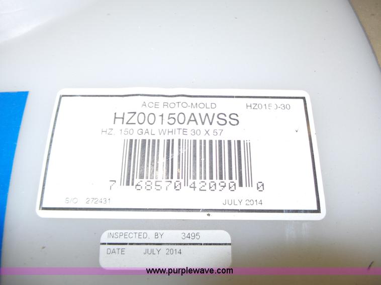 image for item BL9544 (4) 2014 Ace Roto-Mold poly tanks