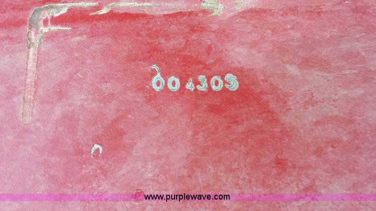 image for item BX9963 1980 Hobb flatbed trailer with poly tanks