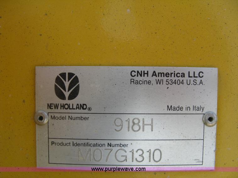 image for item J2828 New Holland 918H flail mower