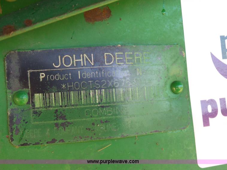 image for item J7541 1998 John Deere CTS II RWA combine