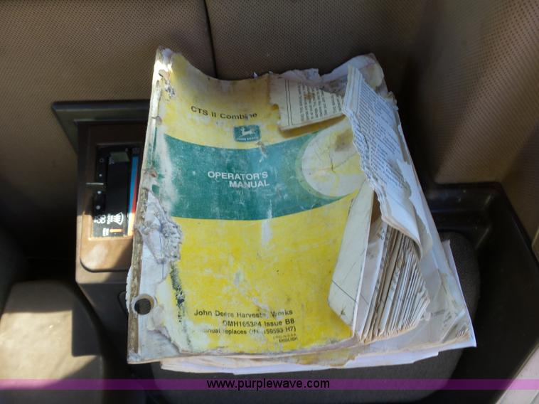 image for item J7541 1998 John Deere CTS II RWA combine