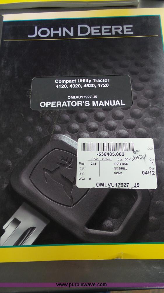 image for item K5128 2007 John Deere 4720 MFWD tractor