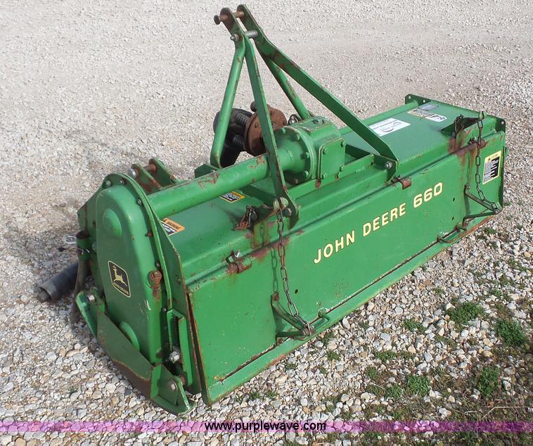 image for item K5139 John Deere 660 tiller