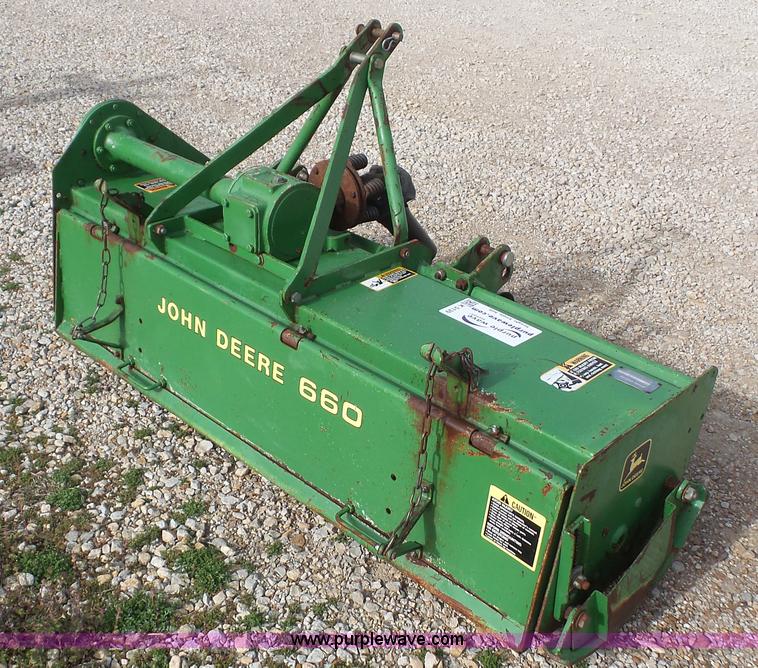 image for item K5139 John Deere 660 tiller