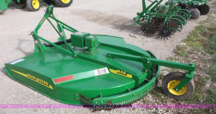 image for item K5141 John Deere MX6 rotary mower