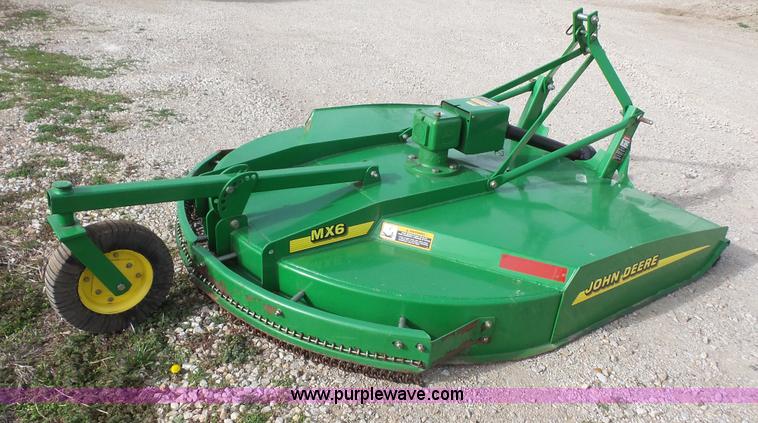 image for item K5141 John Deere MX6 rotary mower