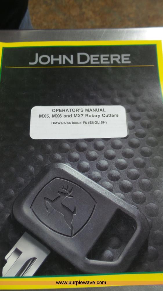 image for item K5141 John Deere MX6 rotary mower