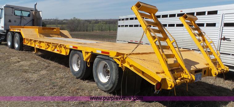 image for item L1333 1982 Luttig equipment trailer