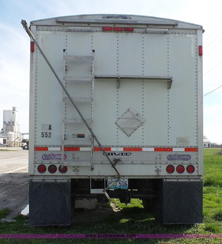 image for item L1338 2004 Wilson double hopper grain trailer
