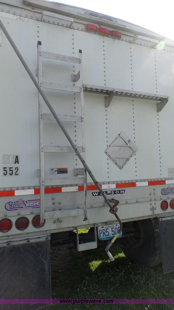 image for item L1338 2004 Wilson double hopper grain trailer