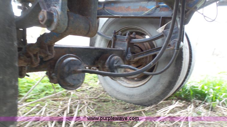 image for item L1343 1969 shop built single hopper grain trailer