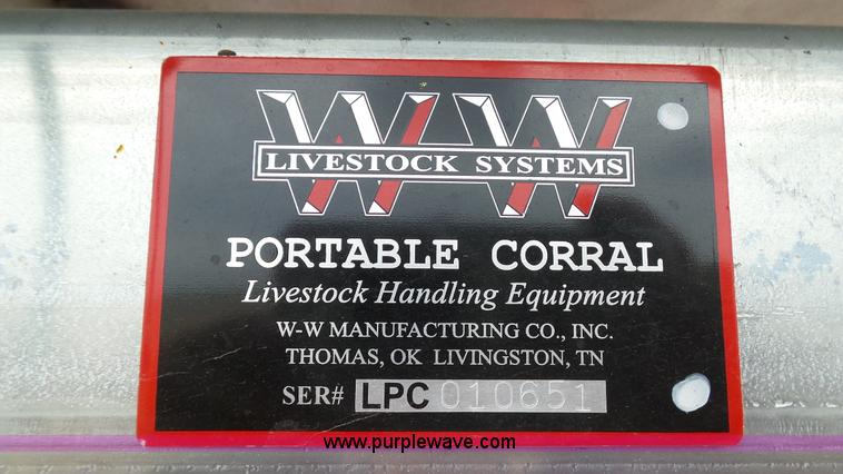 image for item L2210 WW livestock corral system