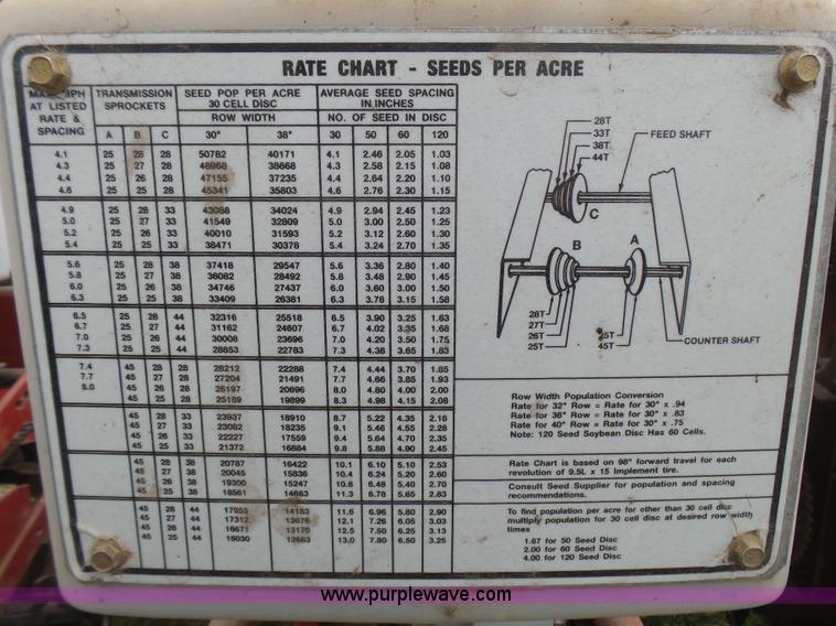 image for item L5484 2004 AGCO White 8706 no-till planter