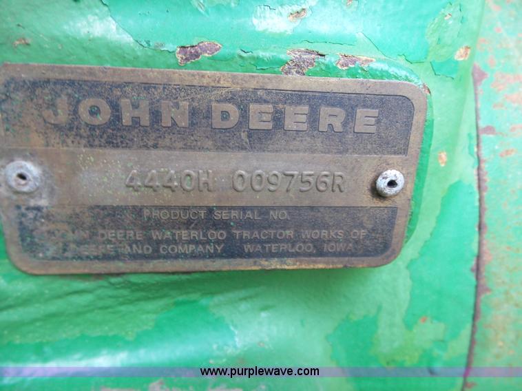 image for item L6291 1978 John Deere 4440 tractor
