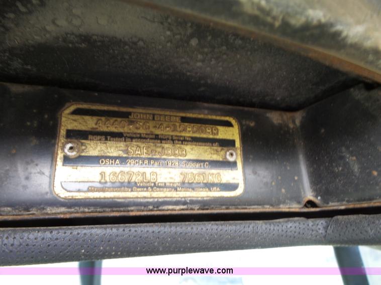 image for item L6291 1978 John Deere 4440 tractor