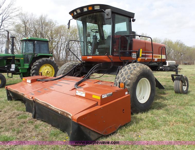 image for item L6292 2003 Hesston 8550S windrower