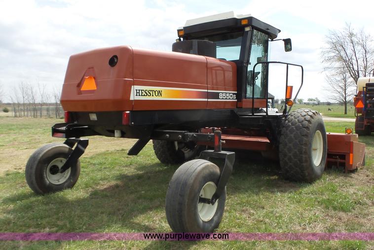 image for item L6292 2003 Hesston 8550S windrower