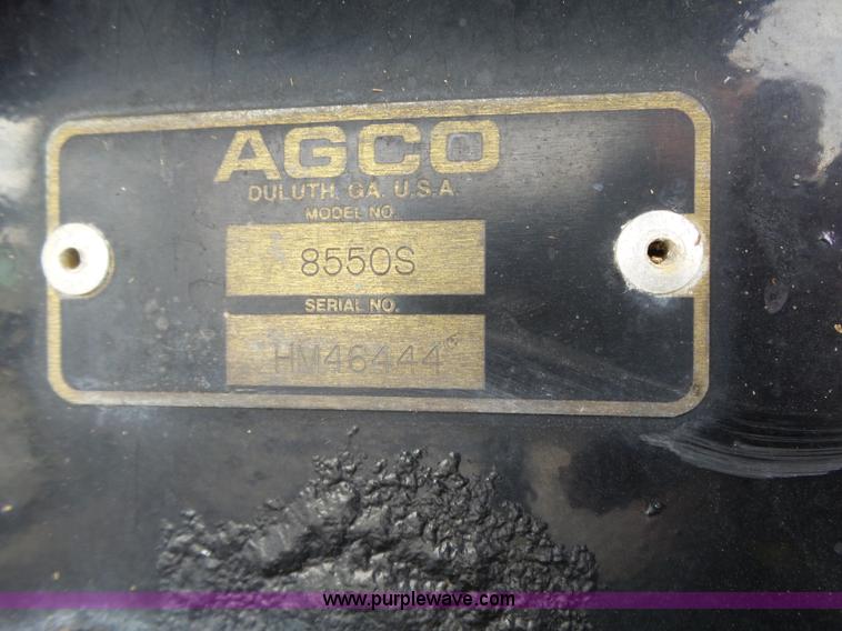 image for item L6292 2003 Hesston 8550S windrower