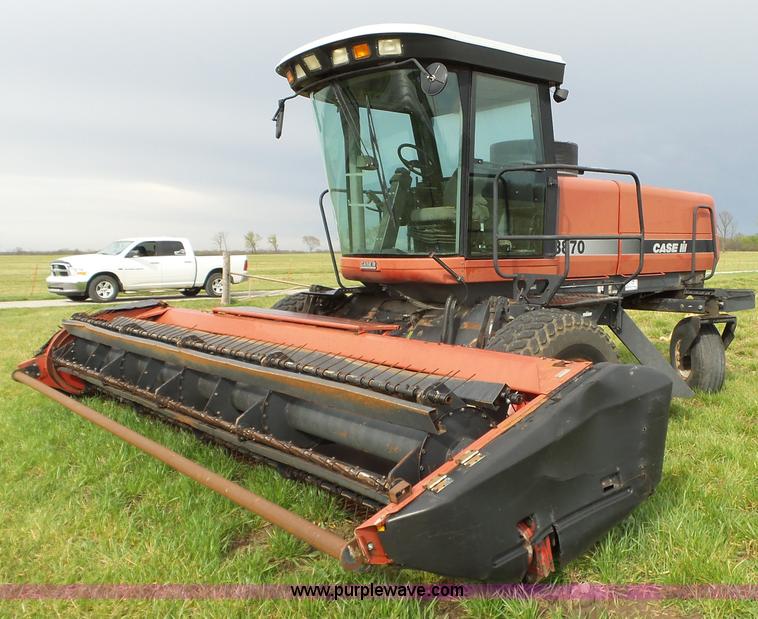 image for item L6298 1998 Case IH 8870 self-propelled windrower