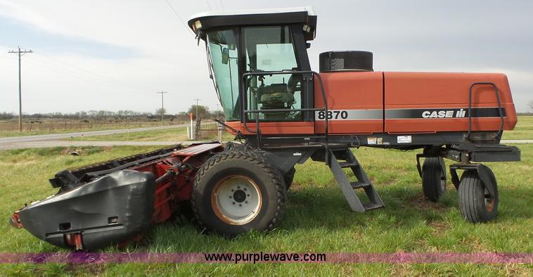 image for item L6298 1998 Case IH 8870 self-propelled windrower