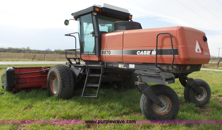 image for item L6298 1998 Case IH 8870 self-propelled windrower