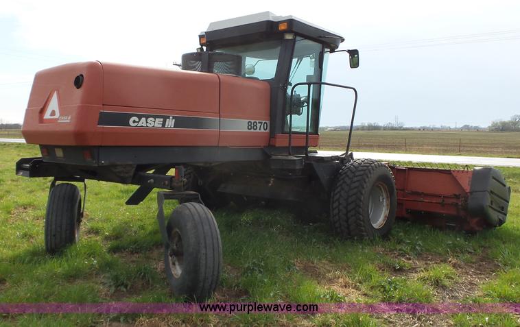 image for item L6298 1998 Case IH 8870 self-propelled windrower