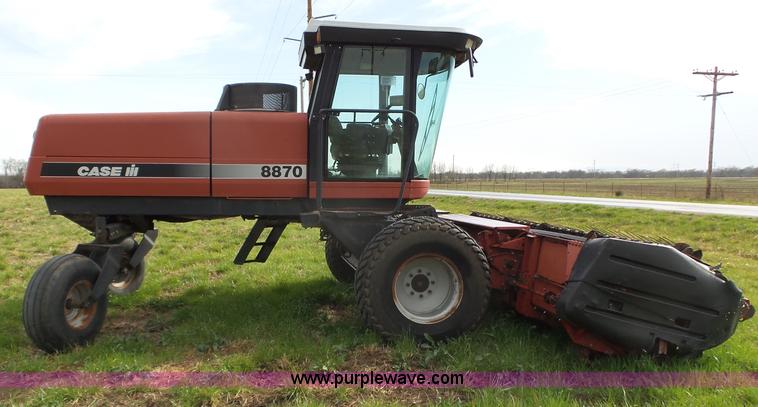 image for item L6298 1998 Case IH 8870 self-propelled windrower