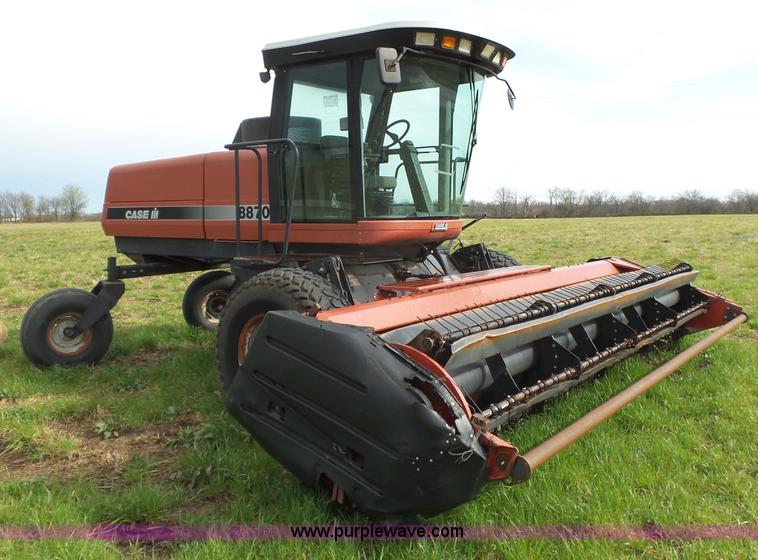 image for item L6298 1998 Case IH 8870 self-propelled windrower